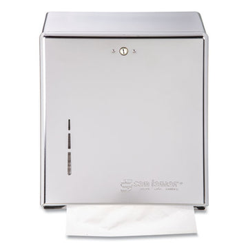 San Jamar® C-fold-multifold Towel Dispenser, 11.38 X 4 X 14.75, Chrome freeshipping - TVN Wholesale